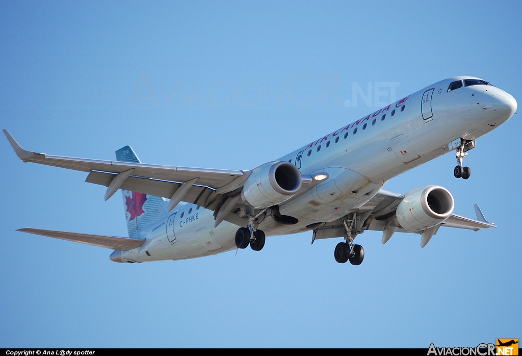 C-FHKE - Embraer ERJ-190-100AR - Air Canada