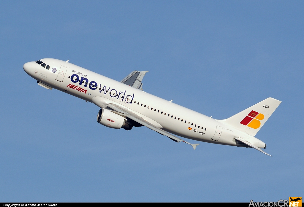 EC-HDP - Airbus A320-214 - Iberia