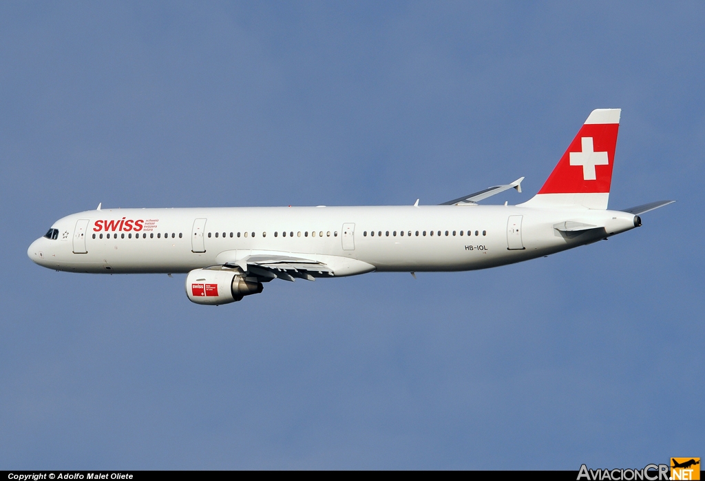 HB-IOL - Airbus A321-111 - Swiss International Air Lines