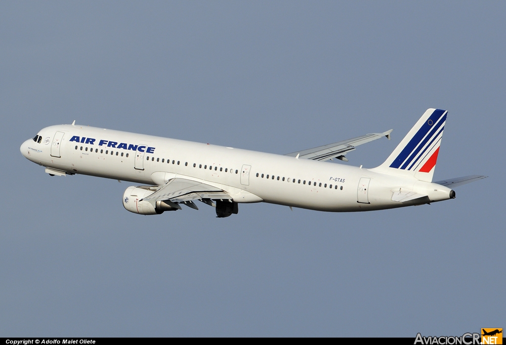 F-GTAS - Airbus A321-211 - Air France