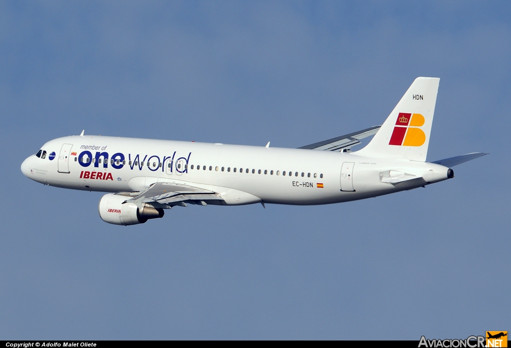 EC-HDN - Airbus A320-214 - Iberia