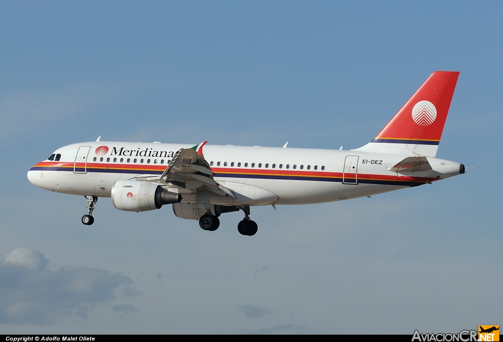 EI-DEZ - Airbus A319-112 - Meridiana