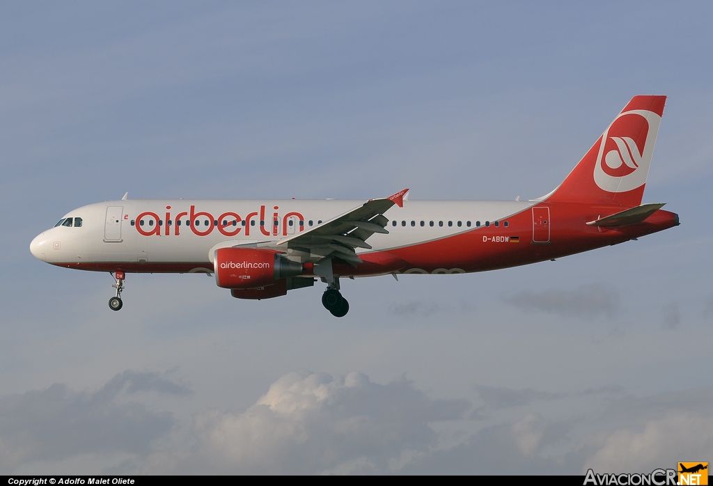 D-ABDW - Airbus A320-214 - Air Berlin