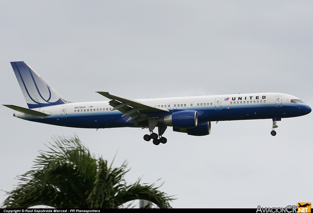 N578UA - Boeing 757-222 - United Airlines