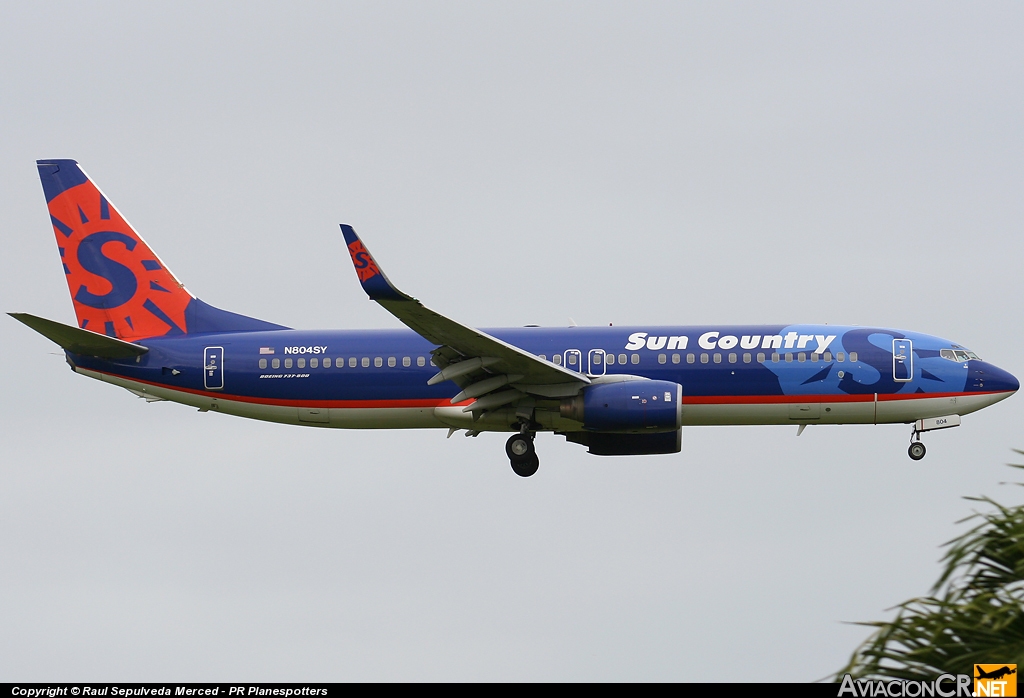 N804SY - Boeing 737-8Q8 - Sun Country