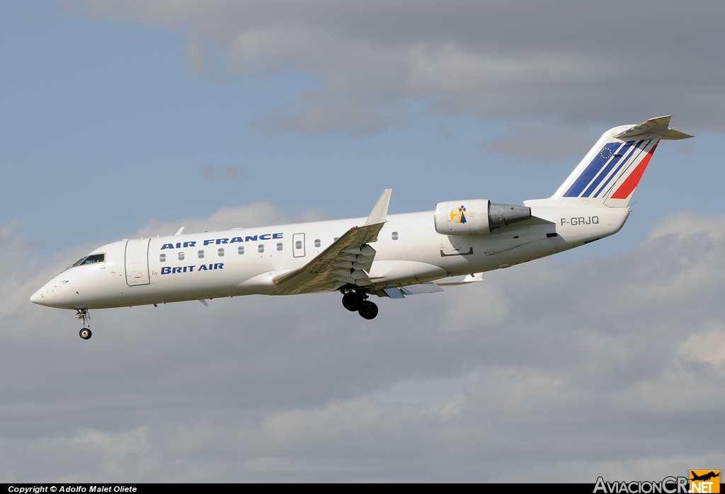 F-GRJQ - Canadair CL-600-2B19 Regional Jet CRJ-100 - Air France