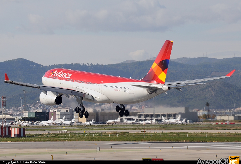 N967CG - Airbus A330-243 - Avianca Colombia
