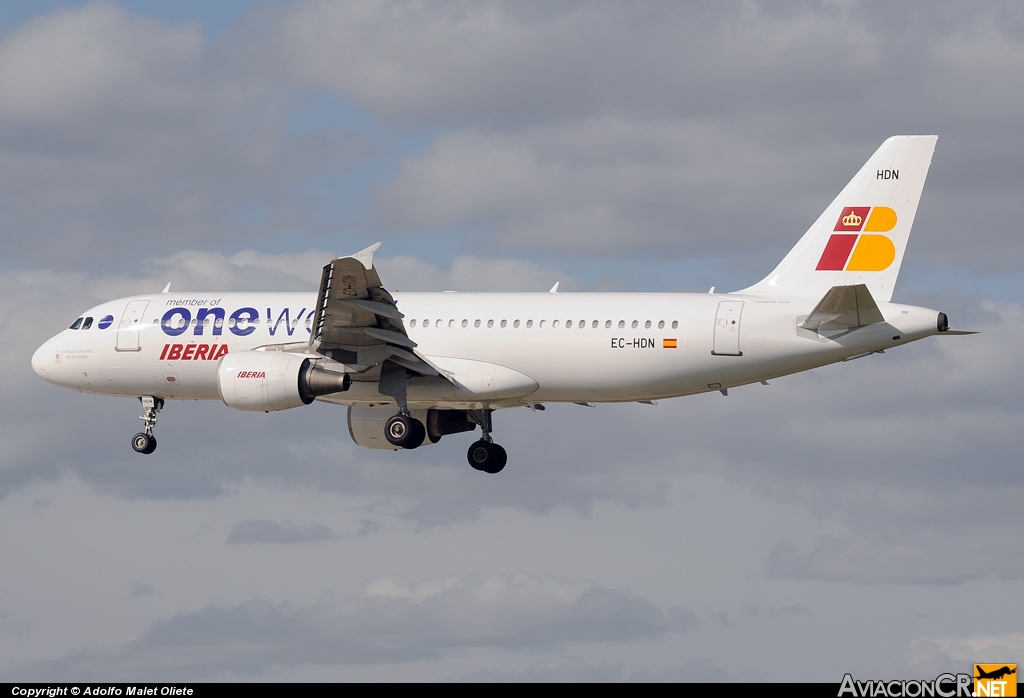 EC-HDN - Airbus A320-214 - Iberia