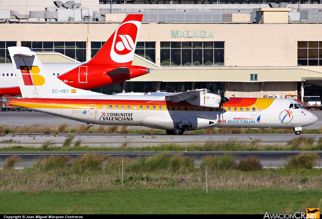 EC-HBY - ATR 72-212A - Air Nostrum (Iberia Regional)