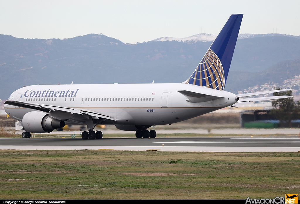 N76151 - Boeing 767-224/ER - Continental Airlines