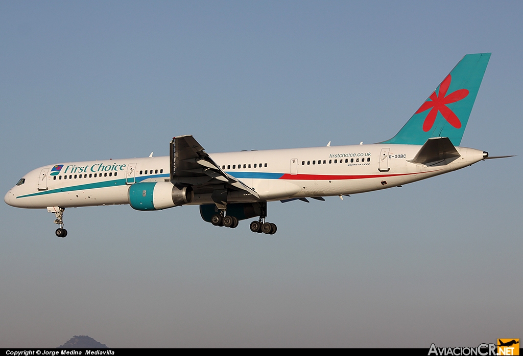 G-OOBC - Boeing 757-28A - First Choice Airways