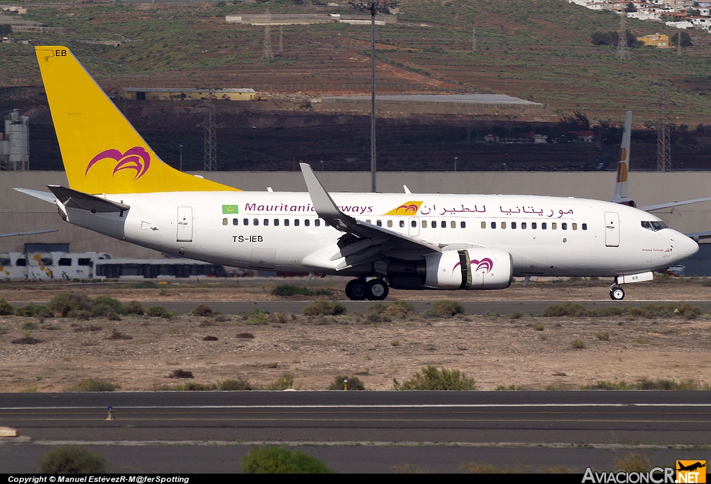 TS-IEB - Boeing 737-7L9 - Mauritania Airways