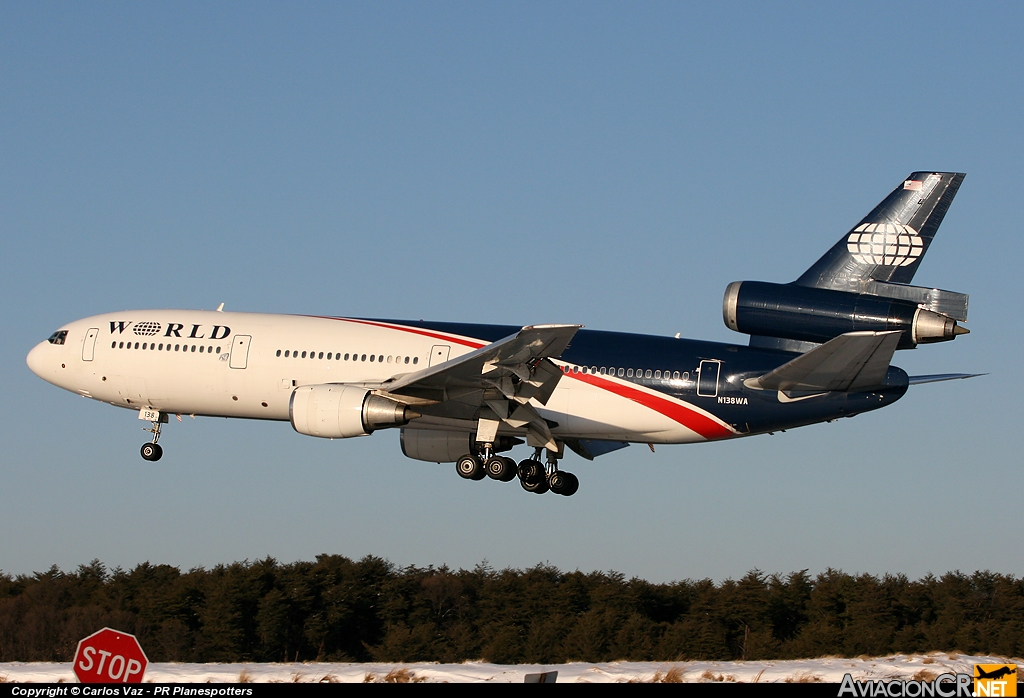 N138WA - McDonnell Douglas DC-10-30 - World Airways