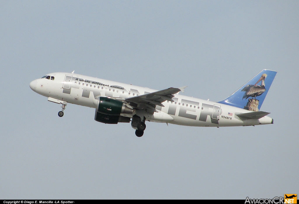 N948FR - Airbus A319-111 - Frontier Airlines
