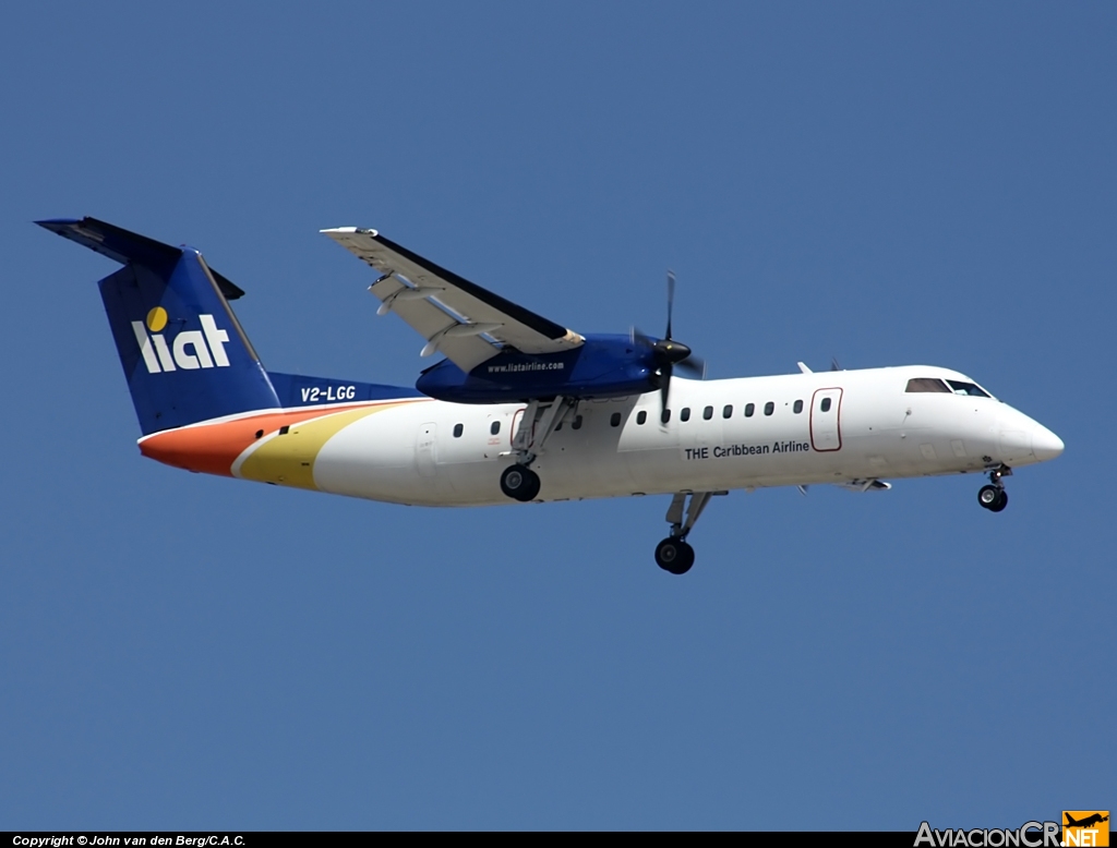 V2-LGG - de Havilland DHC-8 (Dash 8) - LIAT