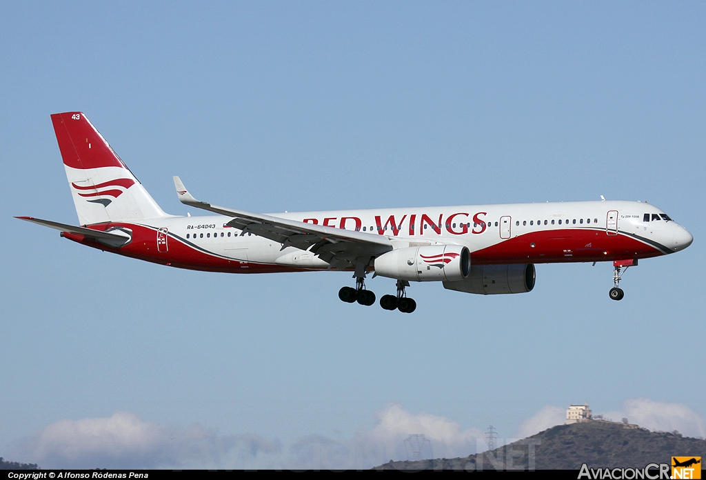 RA-64043 - Tupolev Tu-204-100 - Red Wings