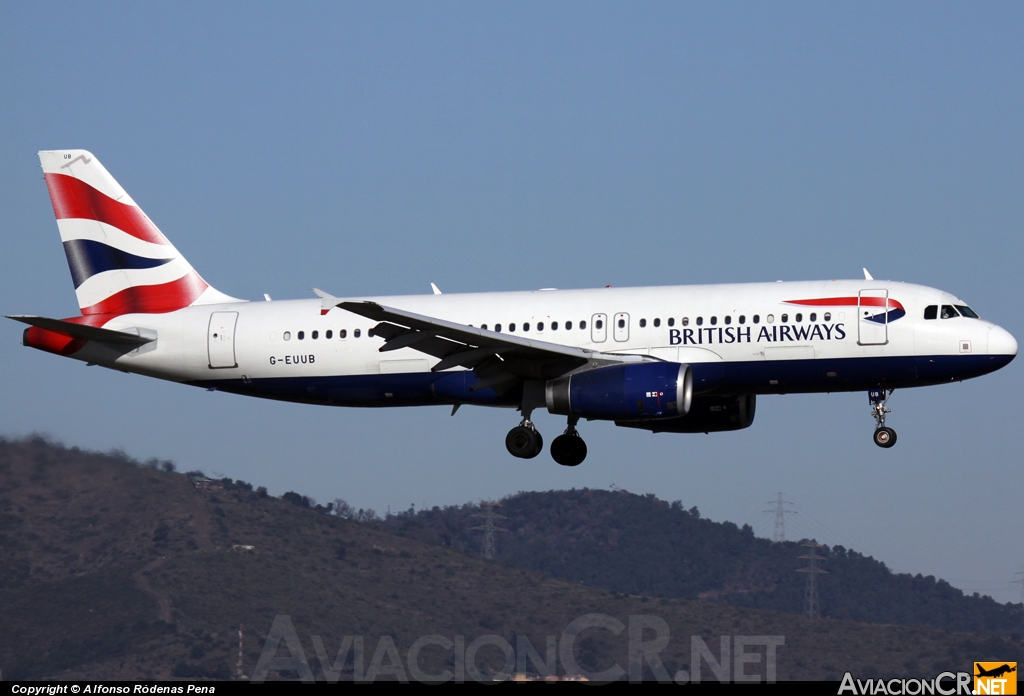 G-EUUB - Airbus A320-232 - British Airways