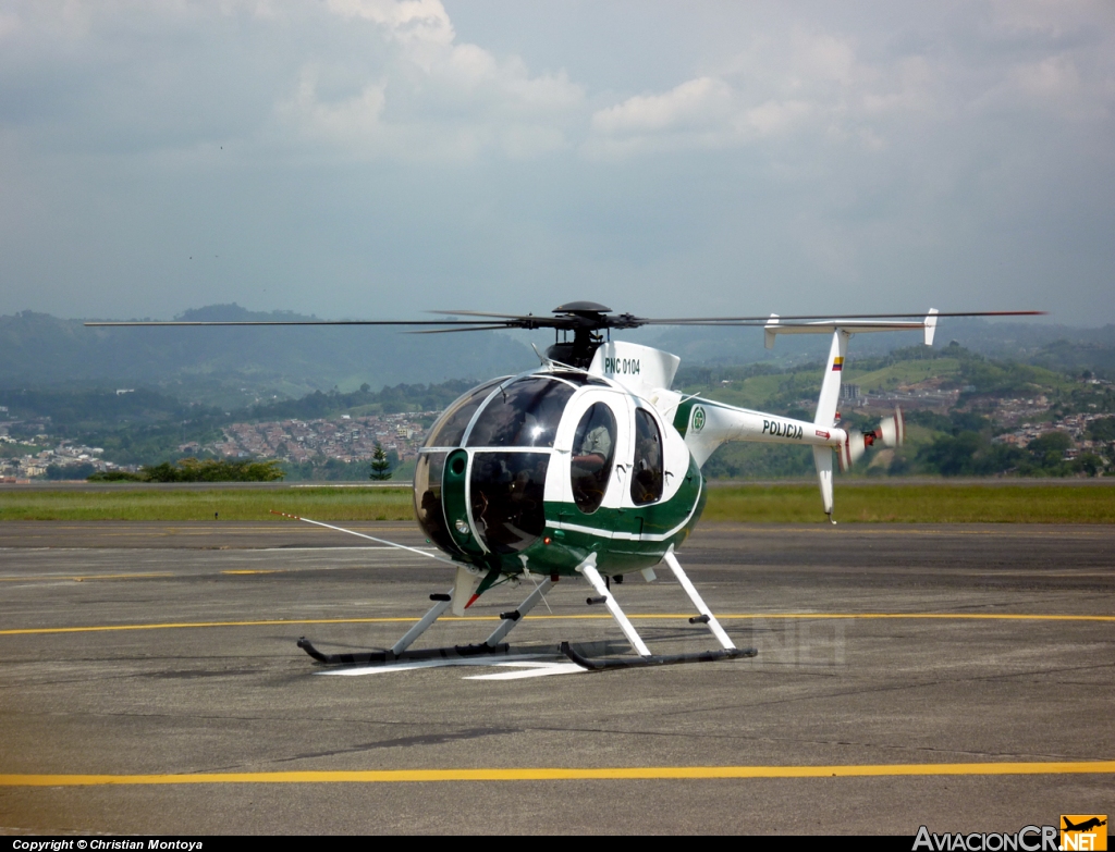 PNC 0104 - Hughes 500 - Policia Nacional de Colombia