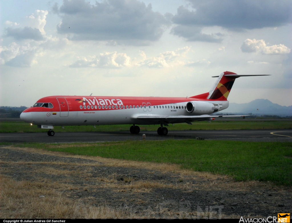 HK-4444 - Fokker 100 - Avianca Colombia