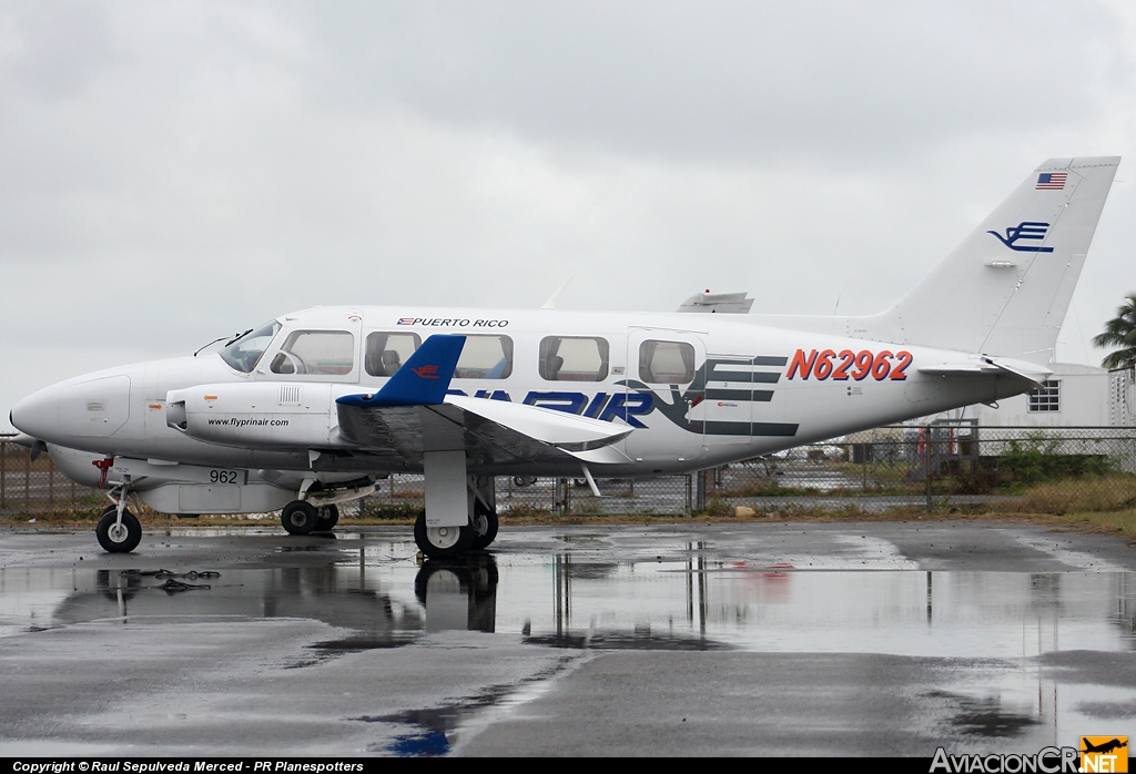 N62962 - Piper PA-31-350 Navajo Chieftain - Prinair- Puerto Rico International Airlines