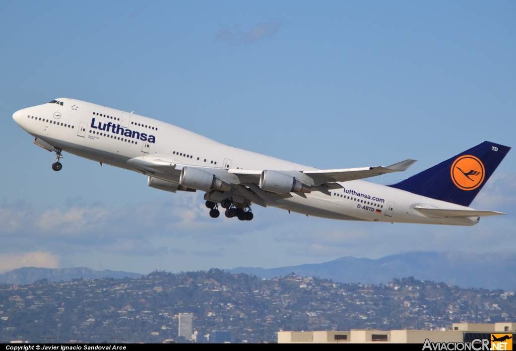 D-ABTD - Boeing 747-430M - Lufthansa