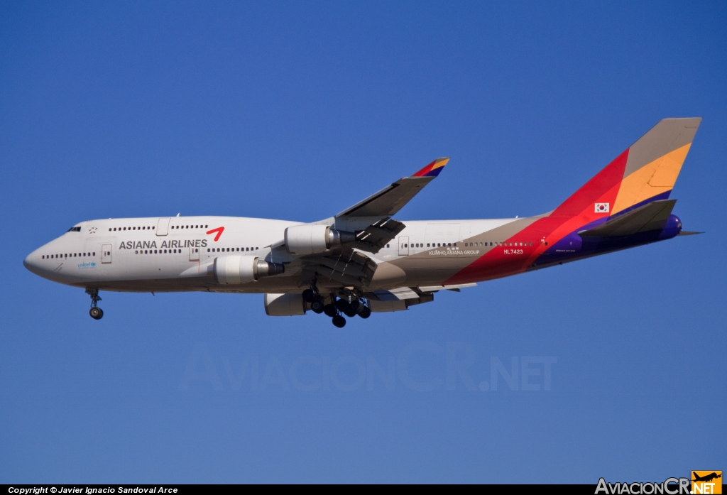 HL7423 - Boeing 747-48EM - Asiana