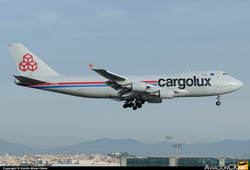 LX-GCV - Boeing 747-4R7F/SCD - Cargolux