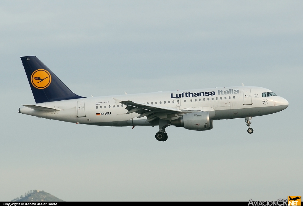 D-AILI - Airbus A319-114 - Lufthansa Italia