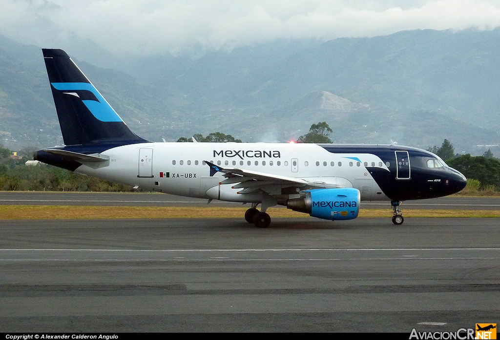 XA-UBX - Airbus A318-111 - Mexicana