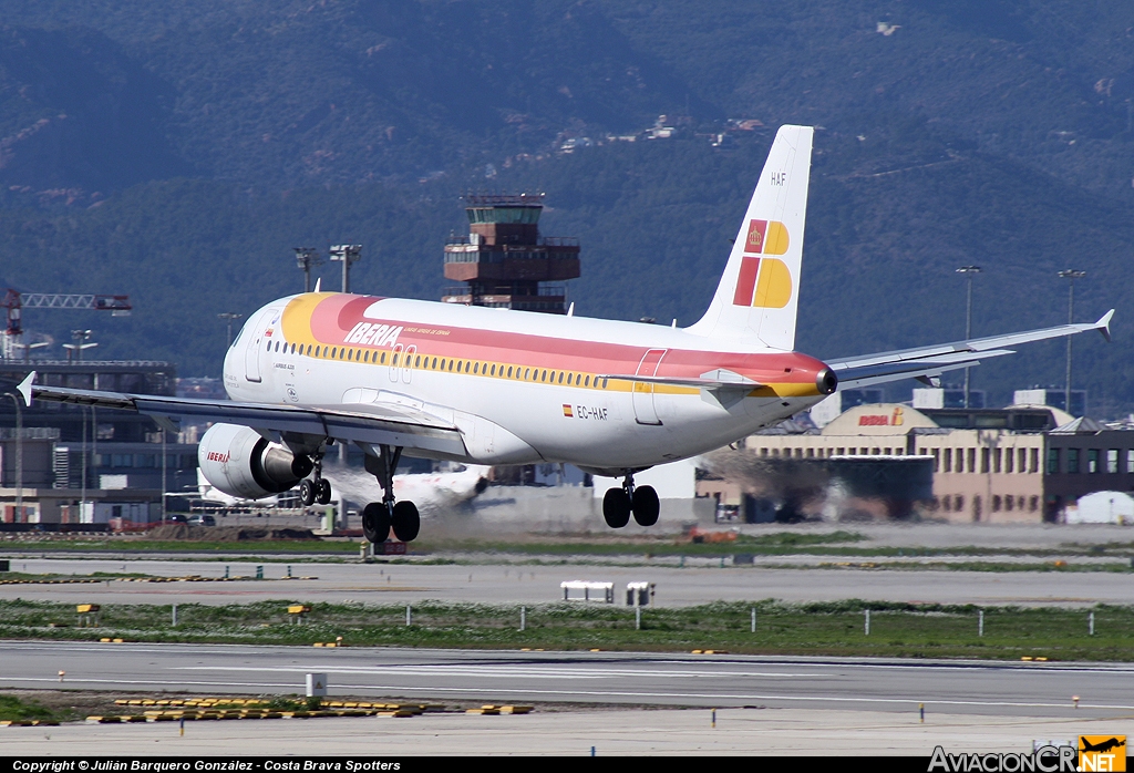 EC-HAF - Airbus A320-214 - Iberia