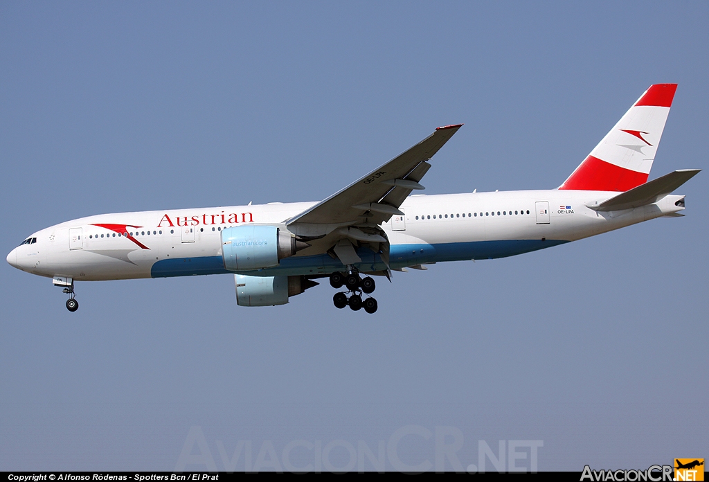 OE-LPA - Boeing 777-2Z9/ER - Austrian Airlines