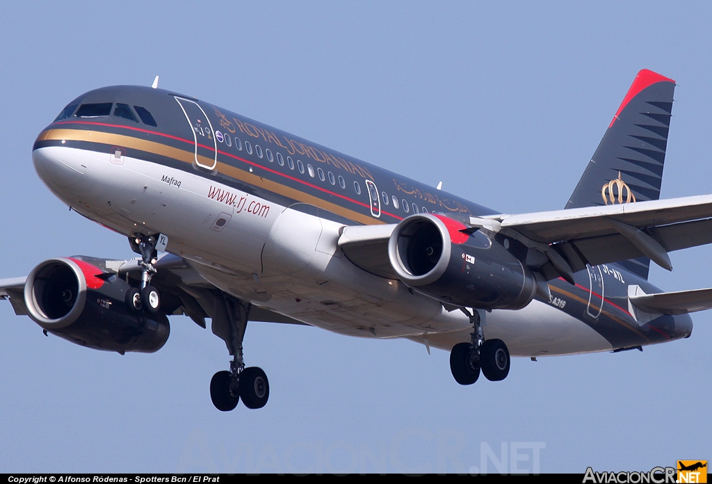 JY-AYL - Airbus A319-132 - Royal Jordanian Airline