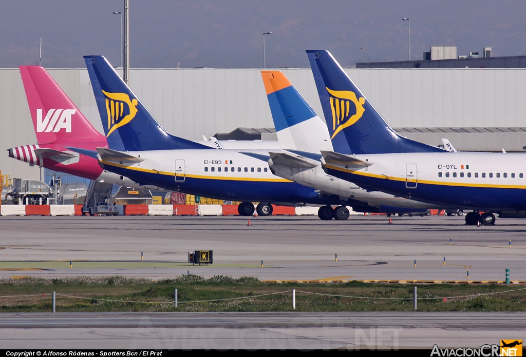 EI-DYL - Boeing 737-8AS - Ryanair