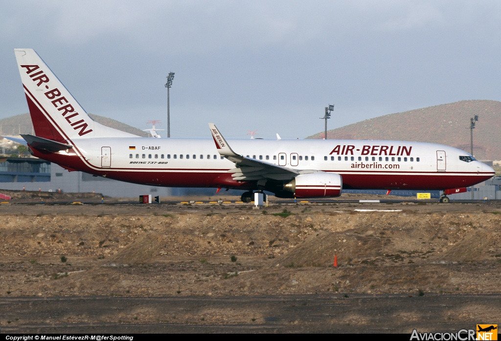 D-ABAF - Boeing 737-86J - Air Berlin