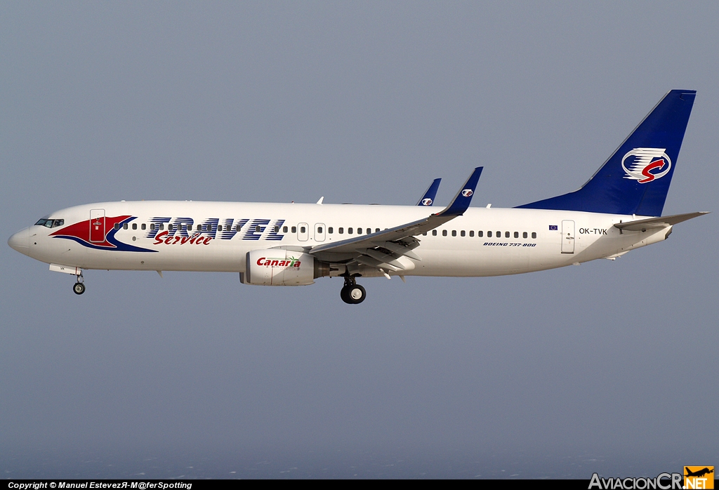 OK-TVK - Boeing B737-86N - Travel Service