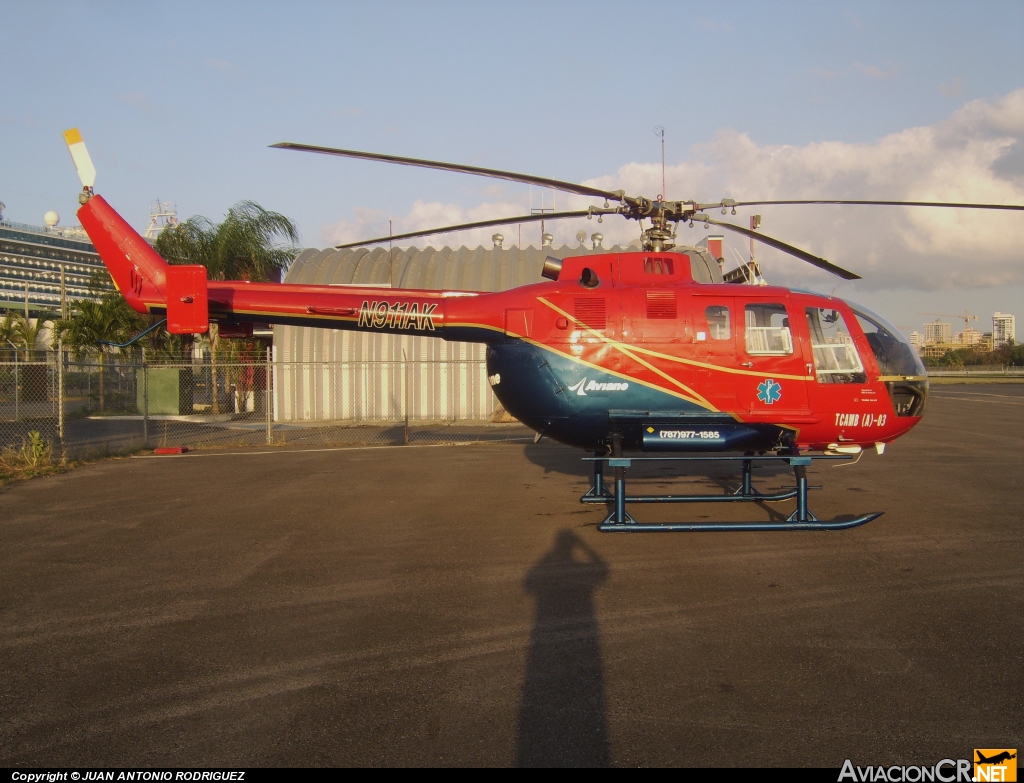 N911AK - MBB Bo105CB - Aviane Air Ambulance