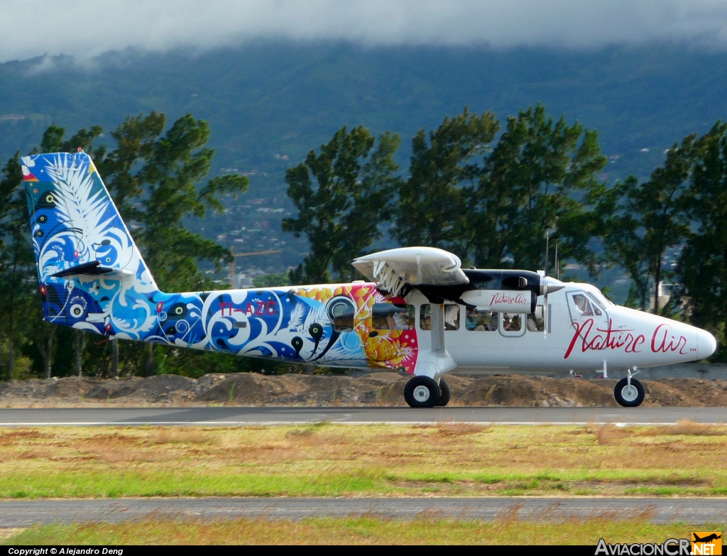 TI-AZC - De Havilland Canada DHC-6-300 Twin Otter - Nature Air