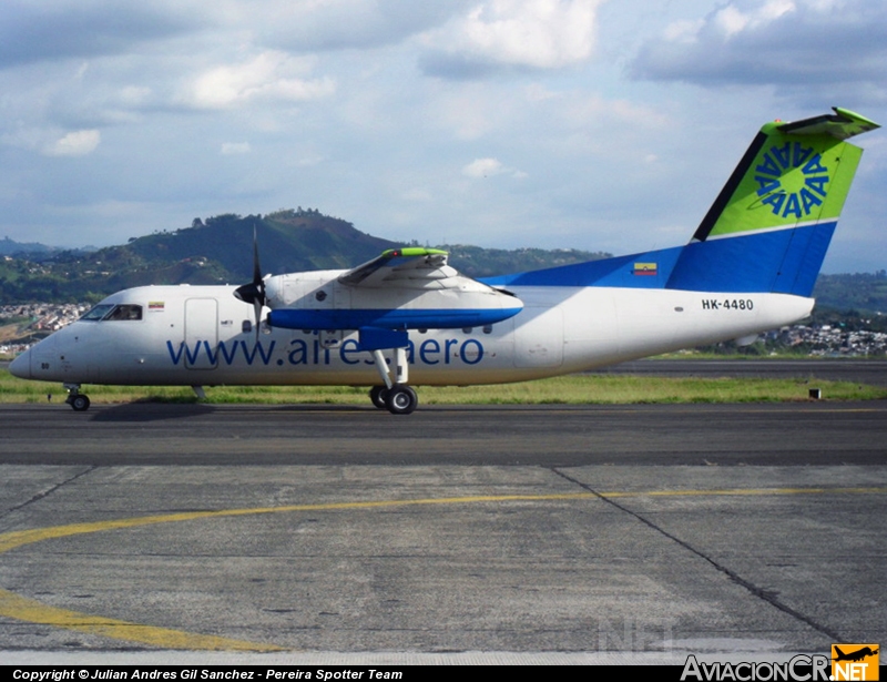 HK-4480 - De Havilland Canada DHC-8-202Q Dash 8 - Aires Colombia