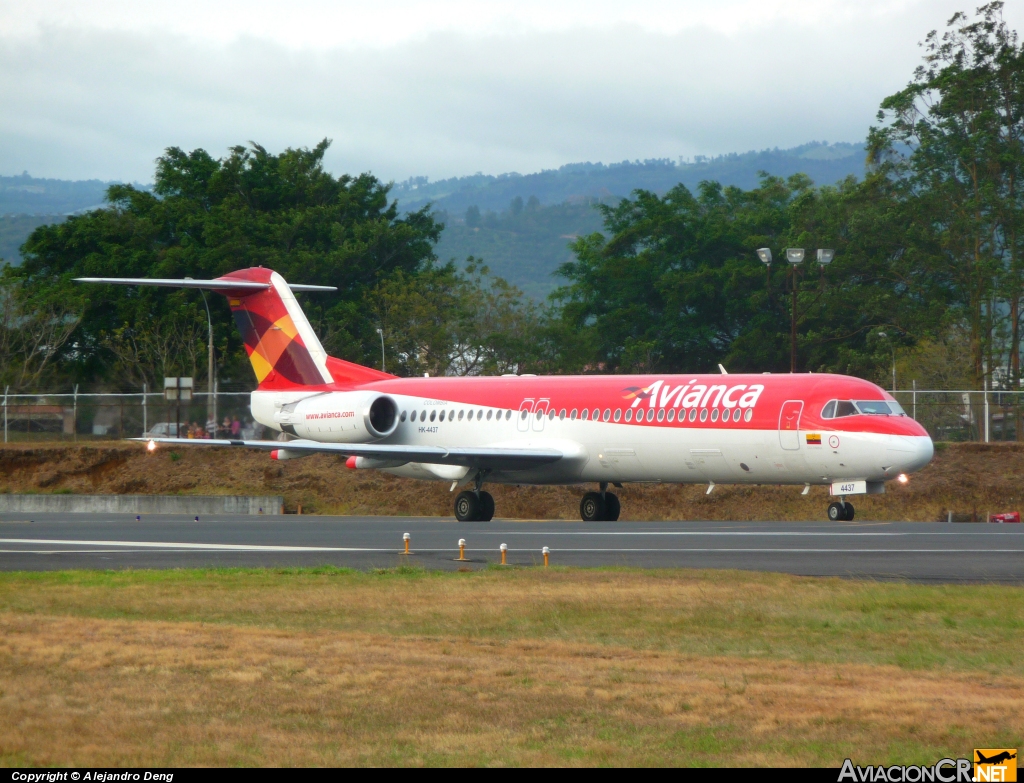 HK-4437 - Fokker 100 - Avianca Colombia