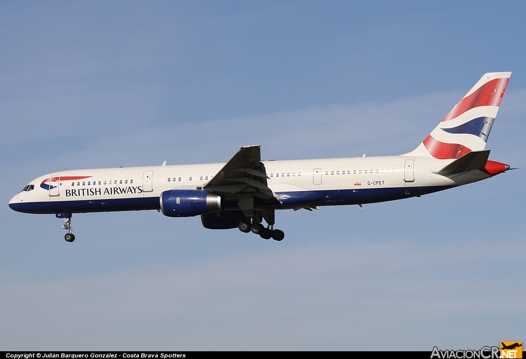 G-CPET - Boeing 757-236 - British Airways