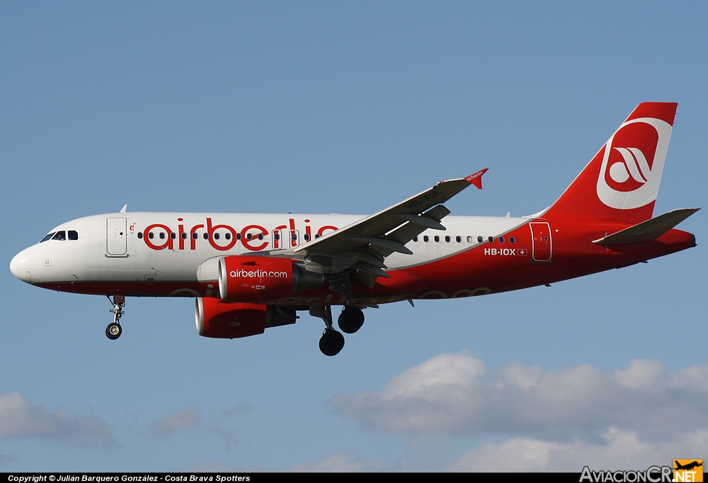 HB-IOX - Airbus A319-112 - Air Berlin