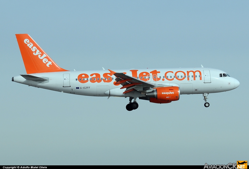 G-EZFF - Airbus A319-111 - EasyJet Airline