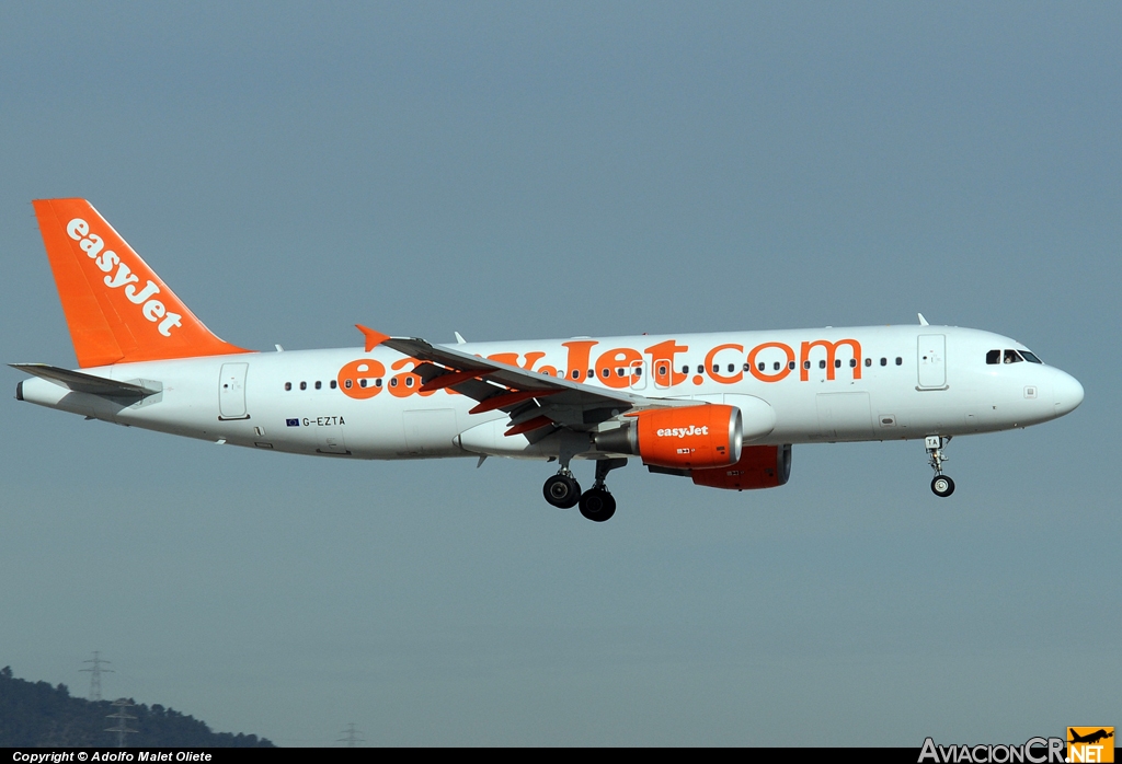 G-EZTA - Airbus A320-214 - EasyJet Airlines