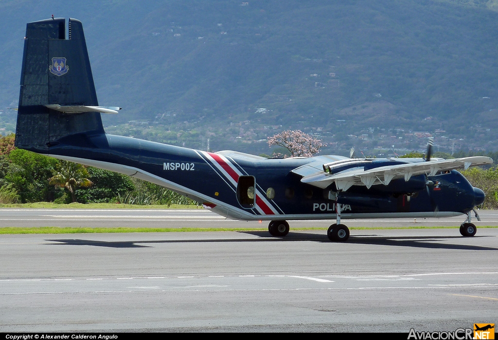 MSP002 - De Havilland Canada C-7A Caribou - Ministerio de Seguridad Pública - Costa Rica