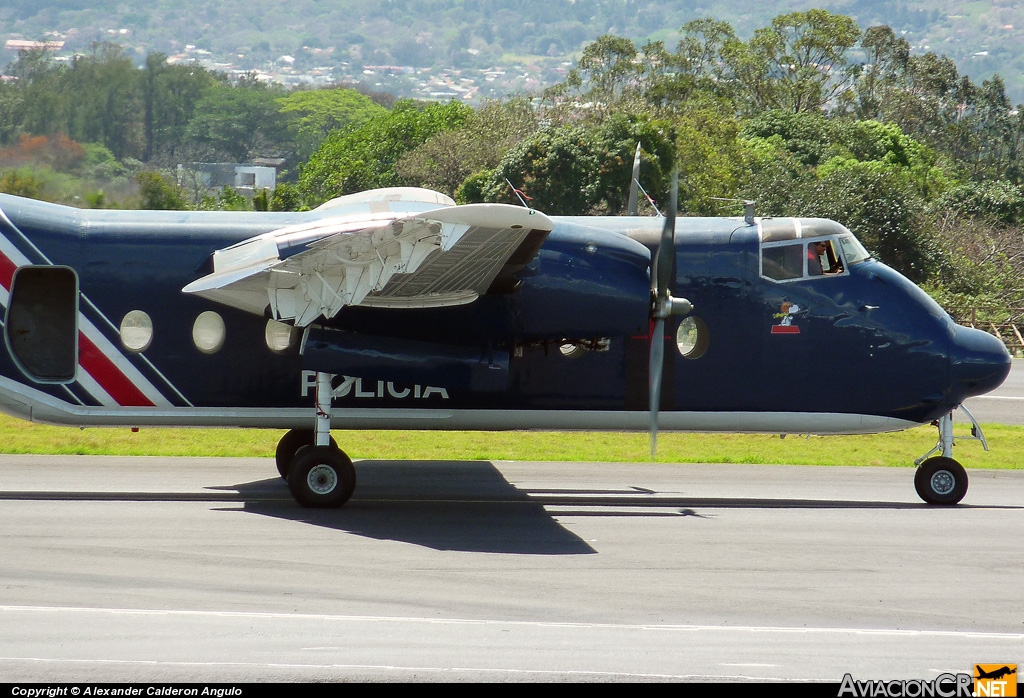 MSP002 - De Havilland Canada C-7A Caribou - Ministerio de Seguridad Pública - Costa Rica