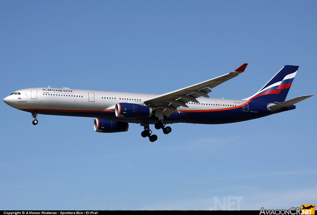 VQ-BCU - Airbus A330-343X - Aeroflot