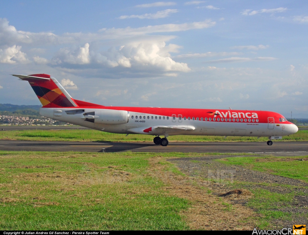 HK-4489 - Fokker 100 - Avianca Colombia