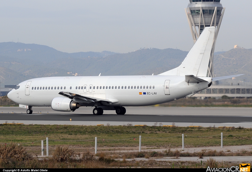 EC-LAV - Boeing 737-408 - Hola Airlines