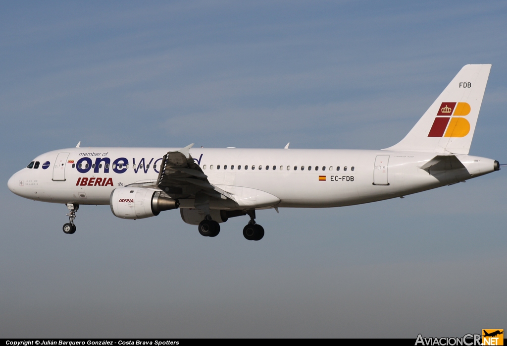 EC-FDB - Airbus A320-211 - Iberia
