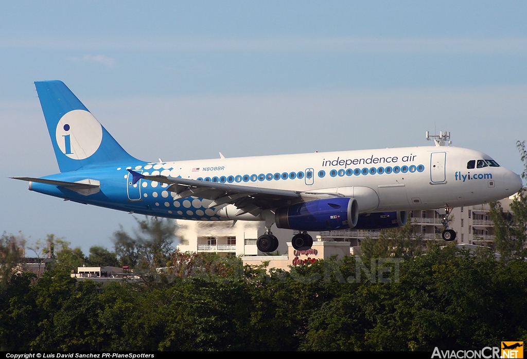 N808BR - Airbus A319-132 - Independence Air